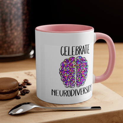 Neurodiverse /ASD/Autism themed mug: Ceramic Coffee Mug, 11oz