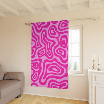 A-Mazing Pink 50X84 Window Curtains (1 Piece)