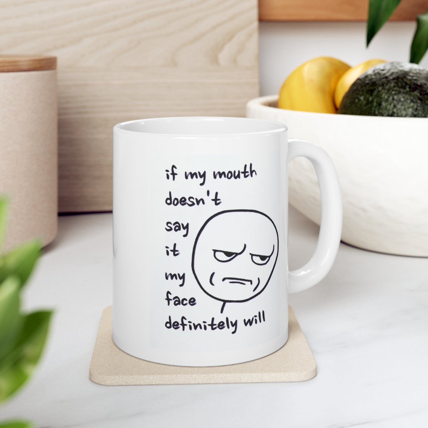 My Mouth Ceramic Mug 11oz