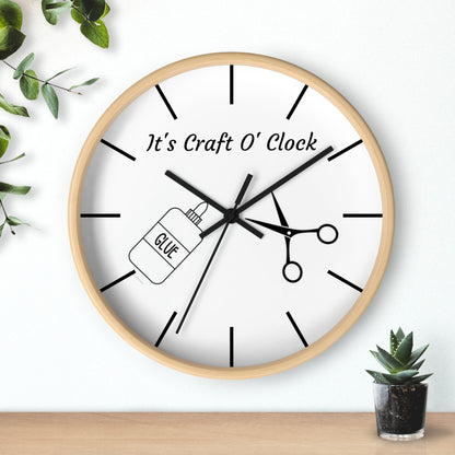Craft O' Clock Wall Clock