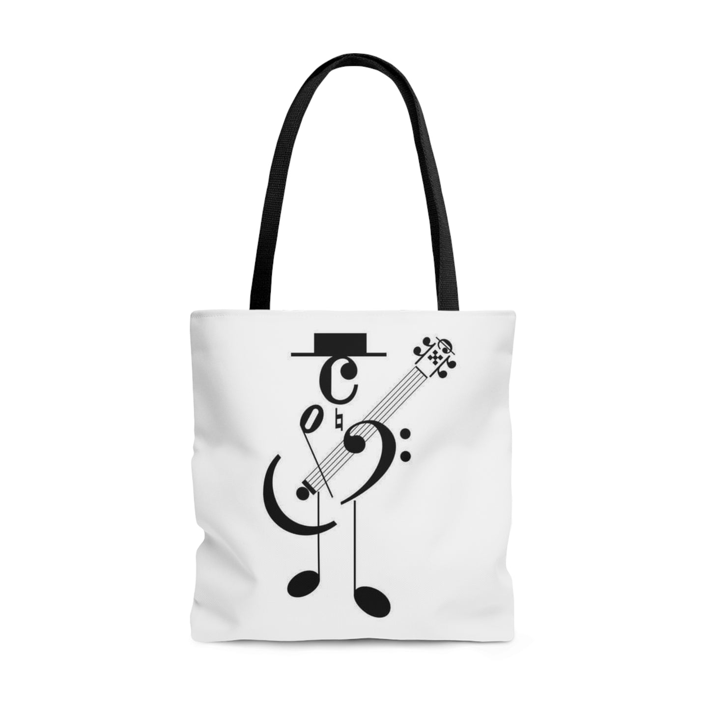 Music Notation Inspired Tote Bag (AOP)