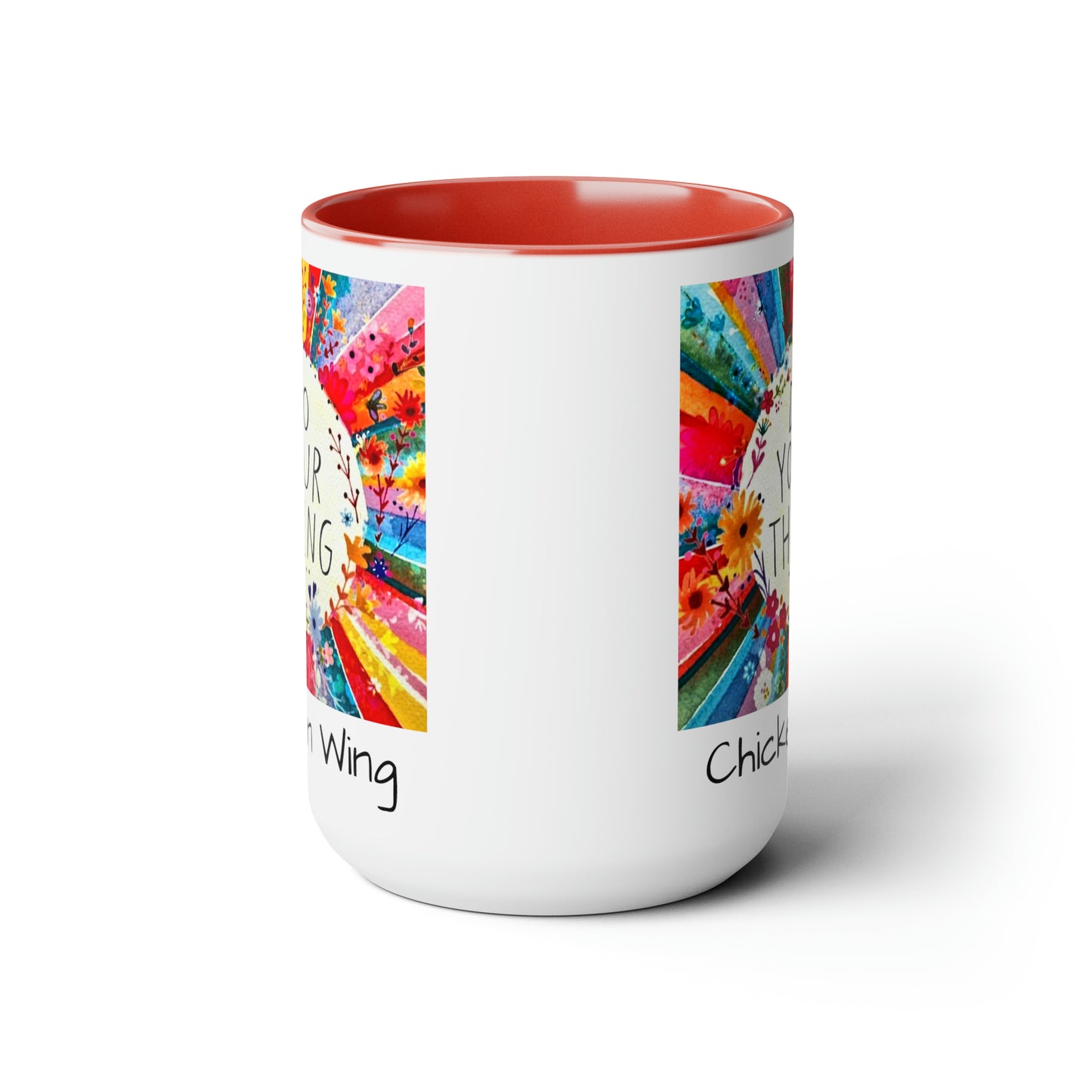 Do your thing Chicken Wing Two-Tone Coffee Mugs, 15oz