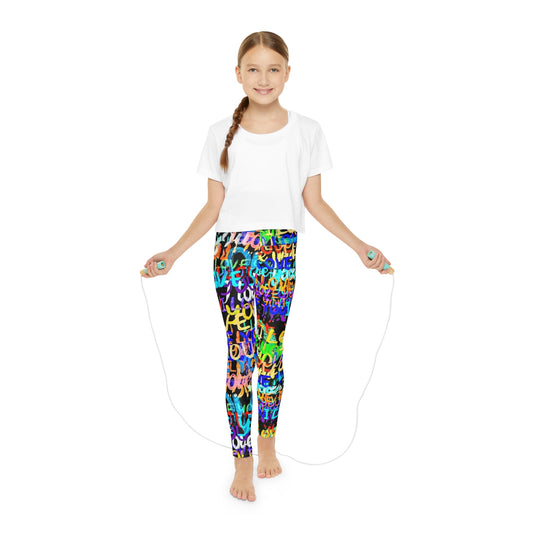 Little Mermaid Youth Full-Length Leggings (AOP)