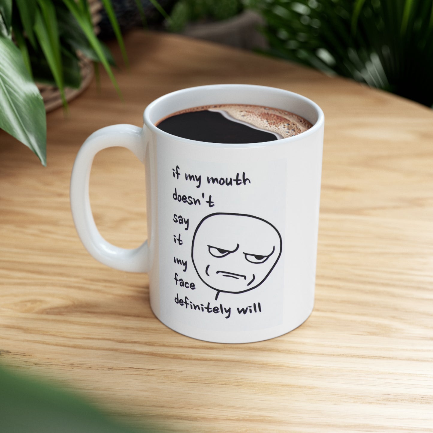 My Mouth Ceramic Mug 11oz