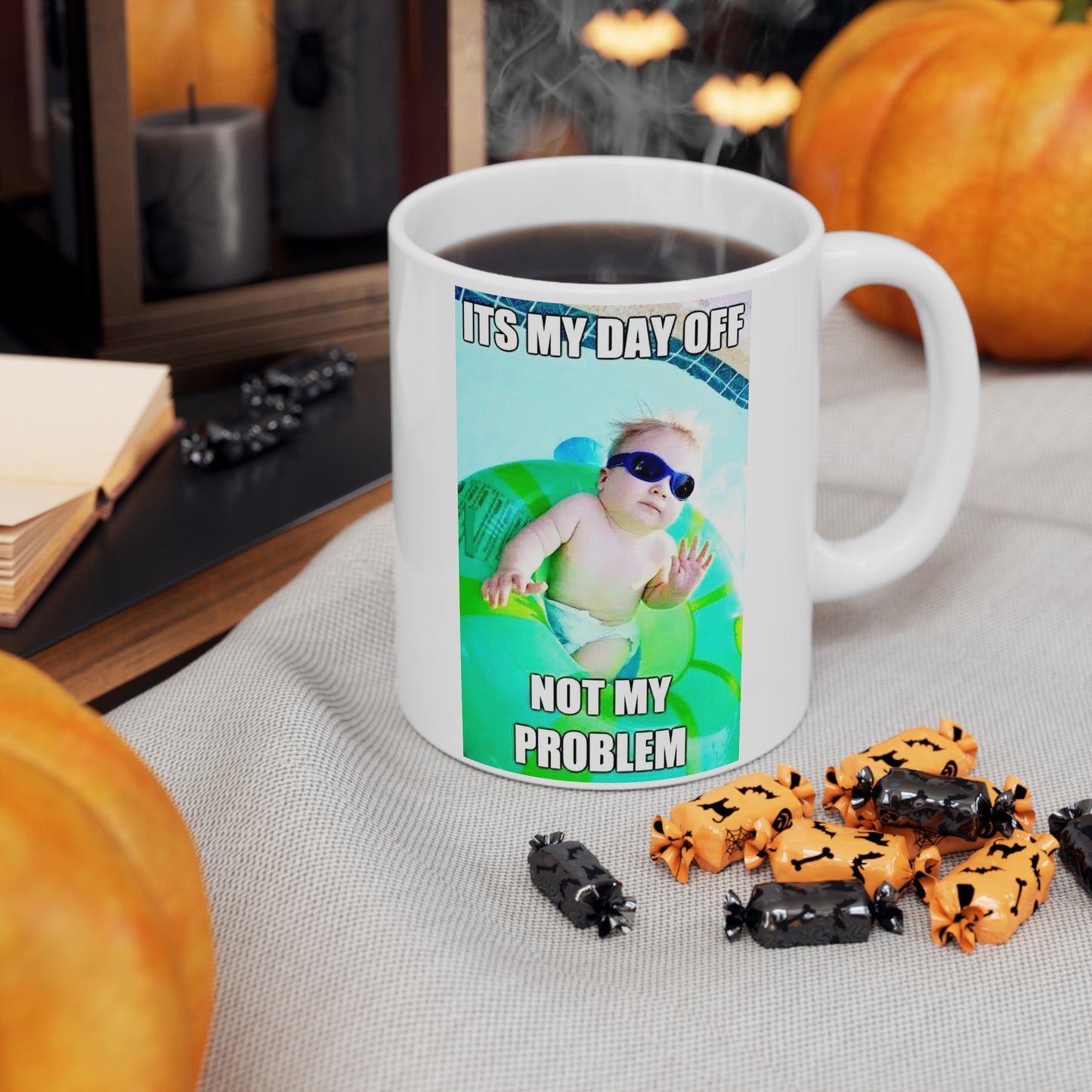 Snarky "Not my problem" Ceramic Mug 11oz