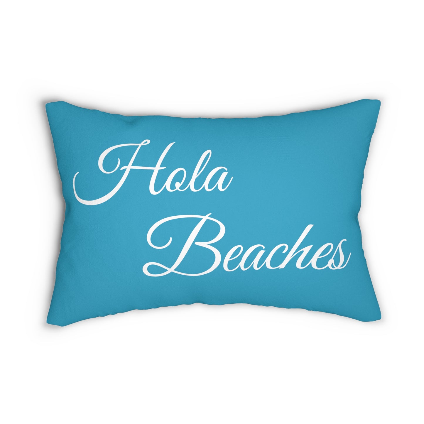 Hola Beaches Spun Polyester Lumbar Pillow