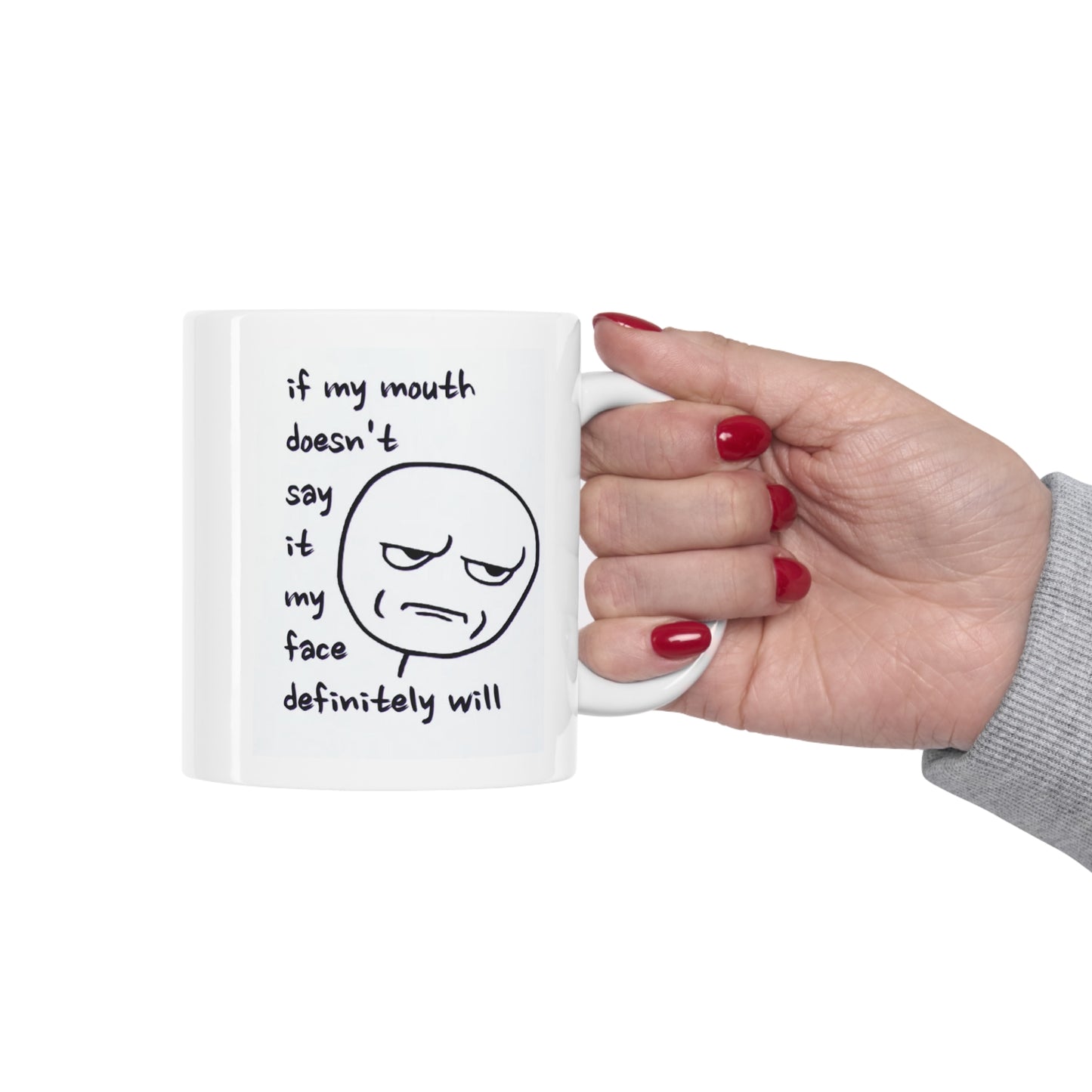 My Mouth Ceramic Mug 11oz