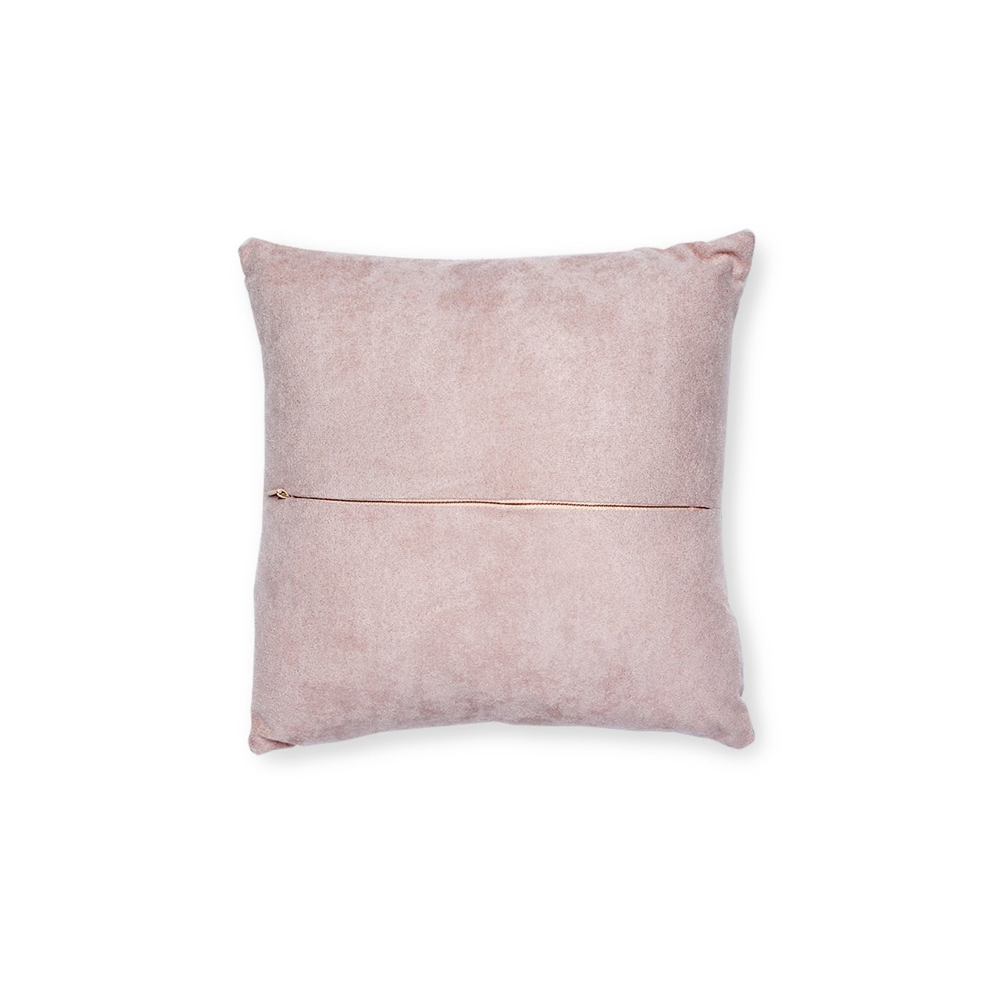 Ocean Pink Square Pillow - Pink Back