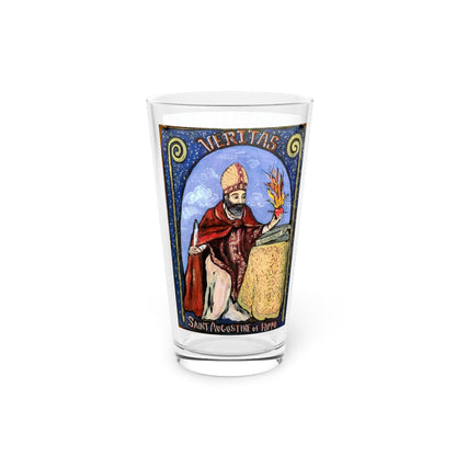 Saint Augustine Pint Glass, 16oz