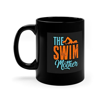 Swim mother 11oz Black Mug