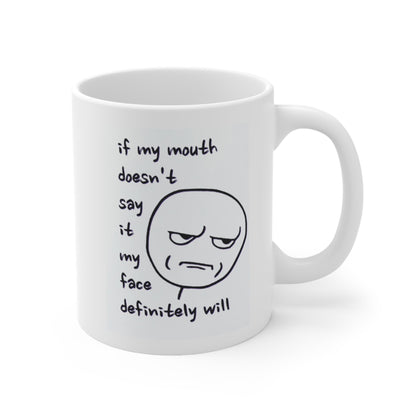 My Mouth Ceramic Mug 11oz