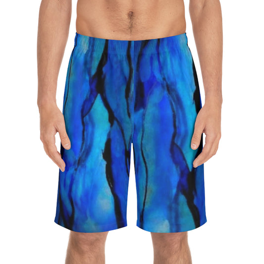 Royal Lagoon Men's Board Shorts (AOP)