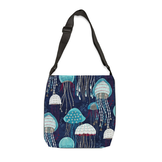 Jellyfish Fun Adjustable Tote Bag (AOP)