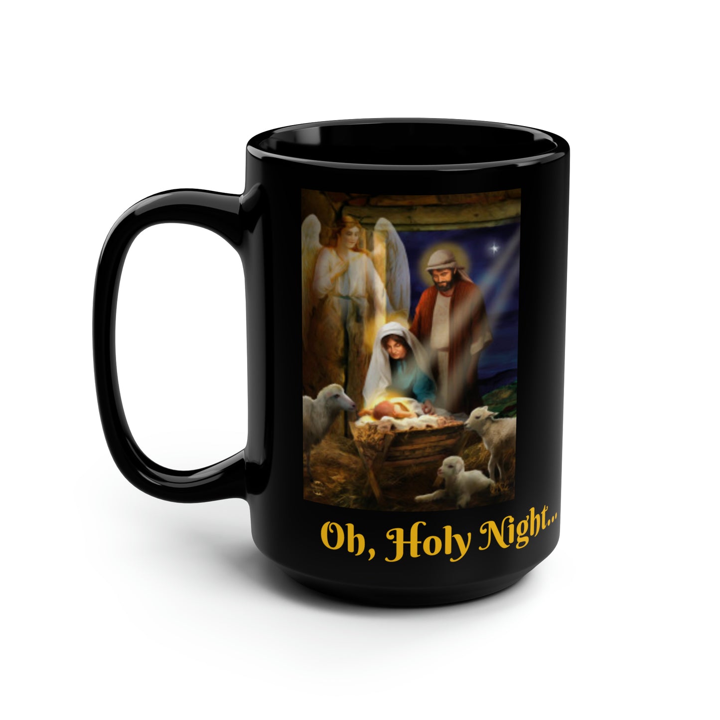 Oh, Holy Night Christmas Mug, 15oz