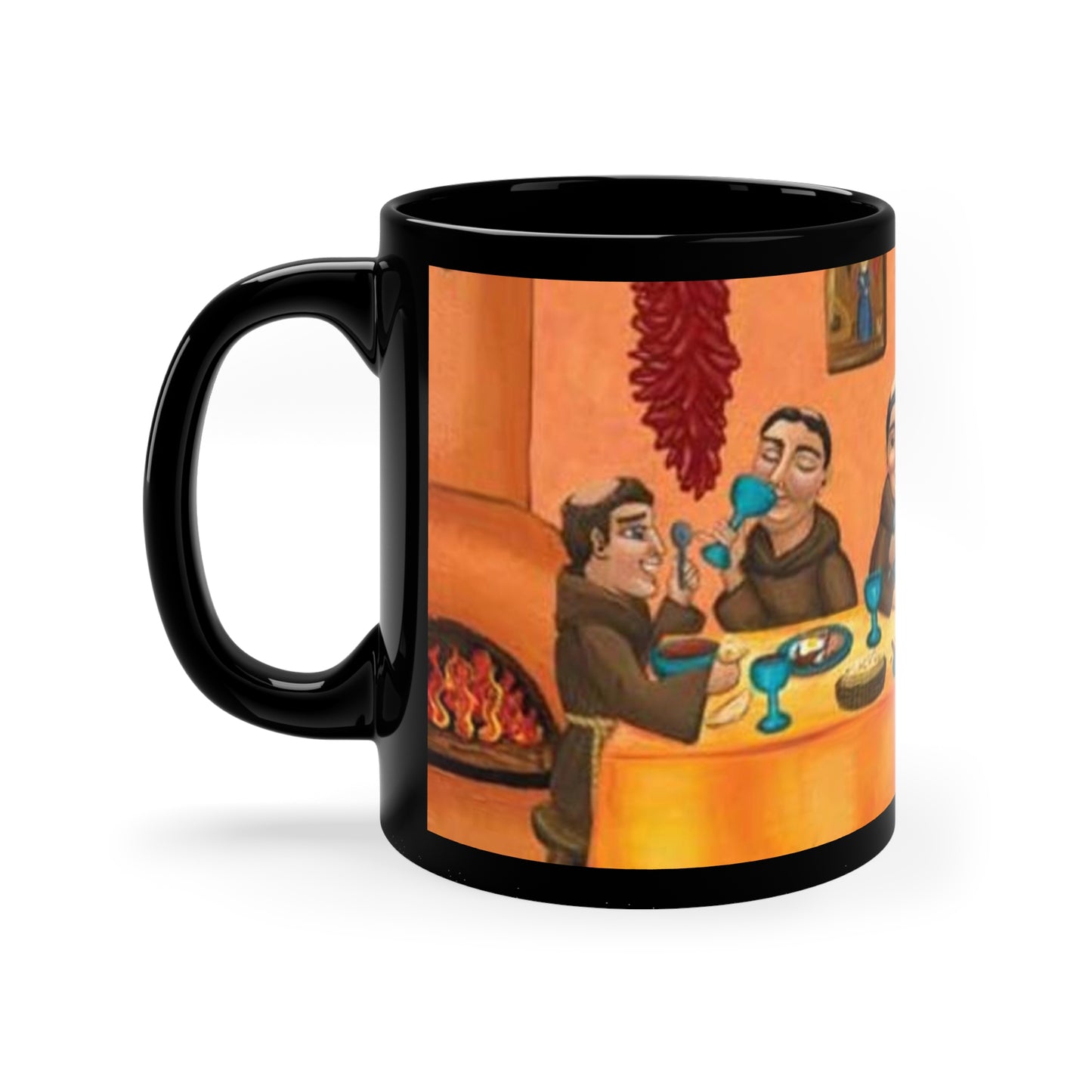 Cook's Saint, San Pasqual: 11oz Black Mug