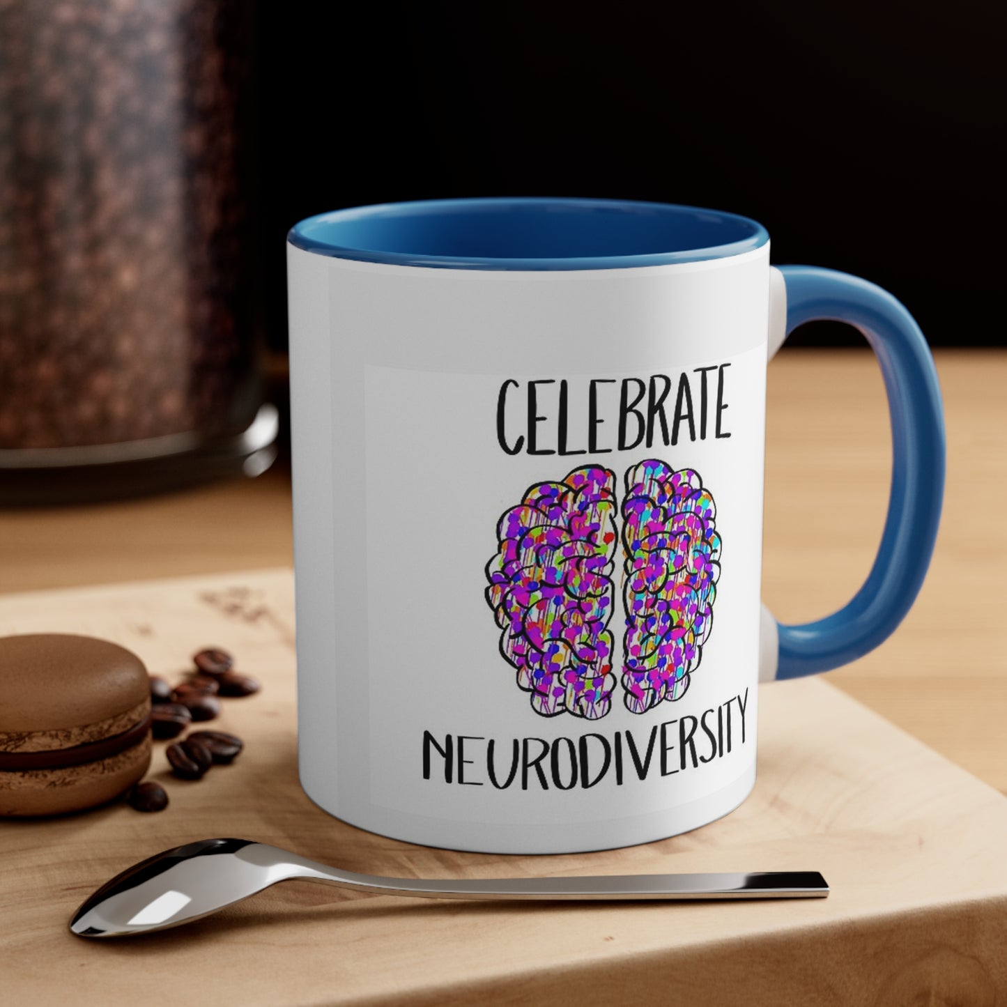 Neurodiverse /ASD/Autism themed mug: Ceramic Coffee Mug, 11oz