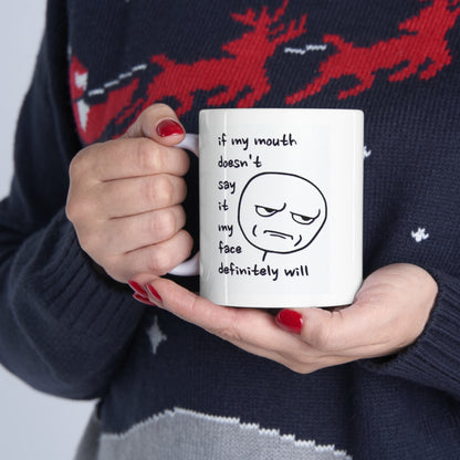 My Mouth Ceramic Mug 11oz