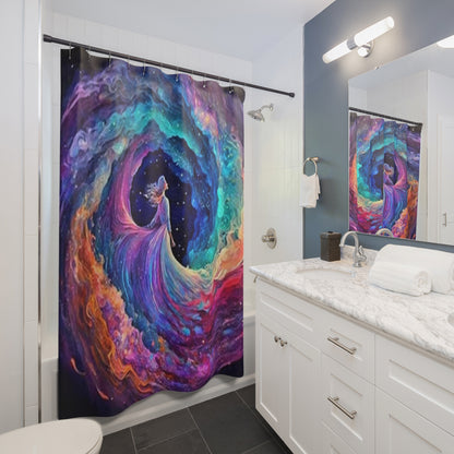 Nebula Stargazer Shower Curtains