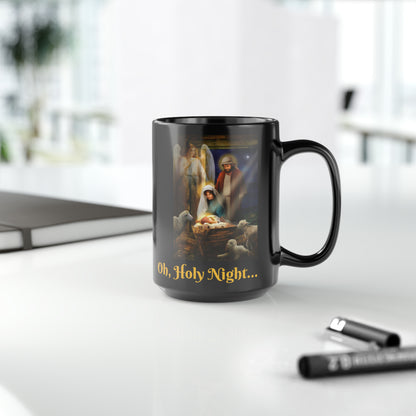 Oh, Holy Night Christmas Mug, 15oz