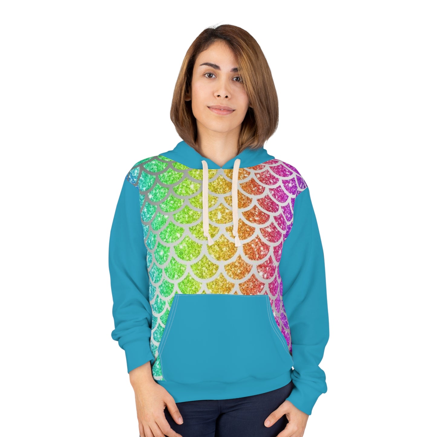 Mermazing Unisex Pullover Hoodie (AOP)