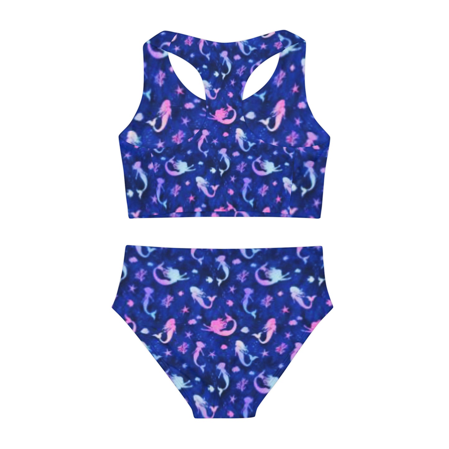 Mermaids Galore: Girls Two Piece Swimsuit (AOP)