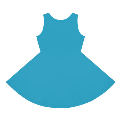 Girls' Sleeveless Mermaid Sundress (AOP)