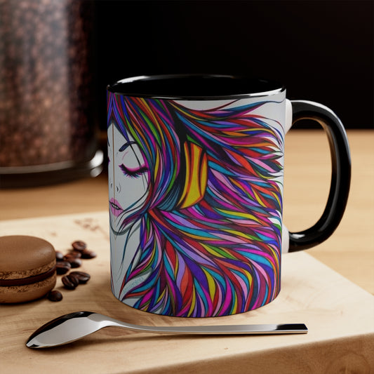 Cool Beats Accent Coffee Mug, 11oz