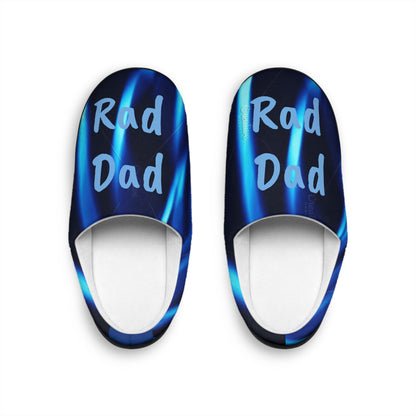 Blue Rad Dad Men's Indoor Slippers