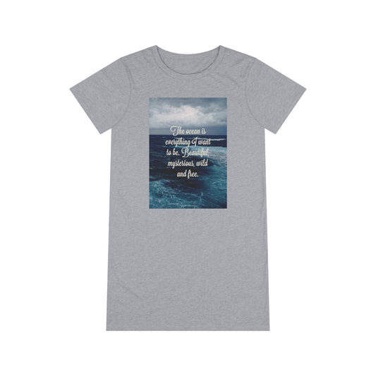 Ocean Inspiref: Organic T-Shirt Dress
