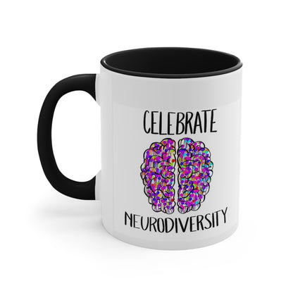 Neurodiverse /ASD/Autism themed mug: Ceramic Coffee Mug, 11oz