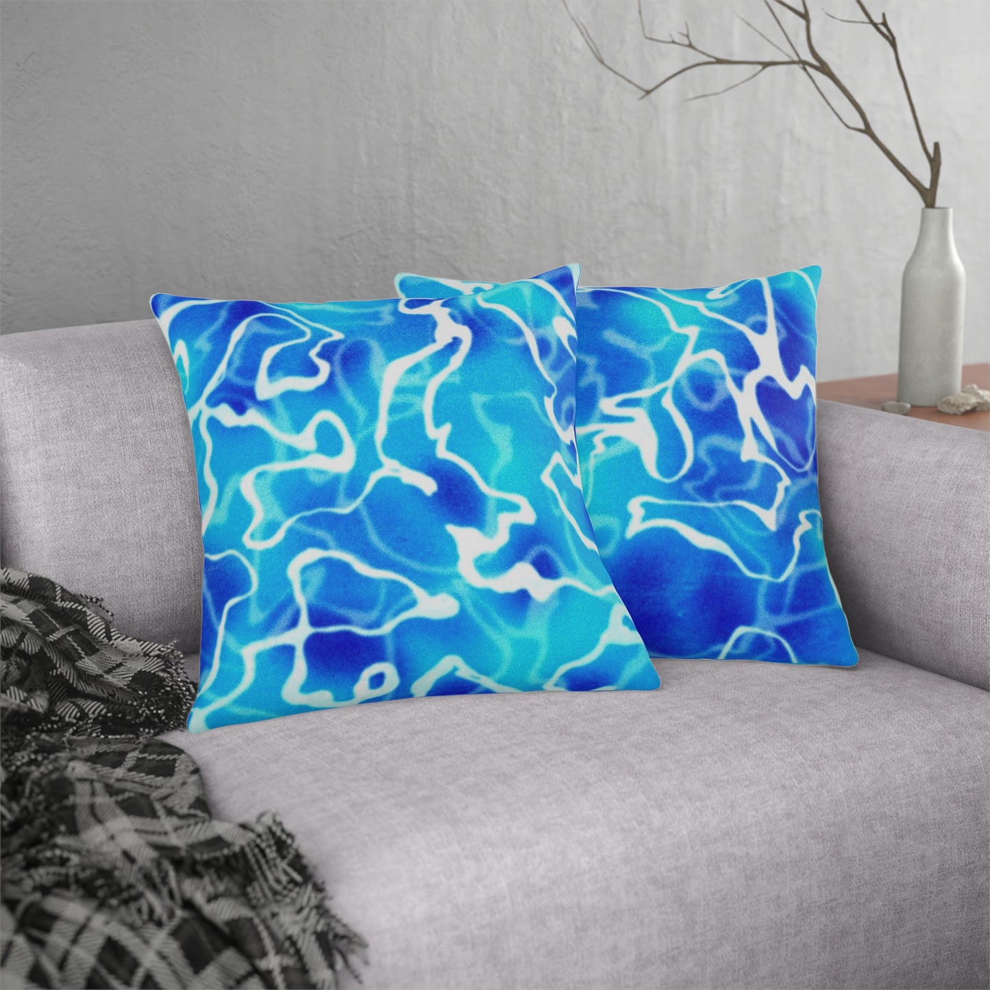 Water blue Waterproof Pillows