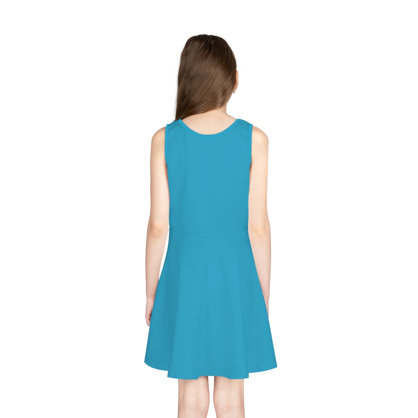 Girls' Sleeveless Mermaid Sundress (AOP)