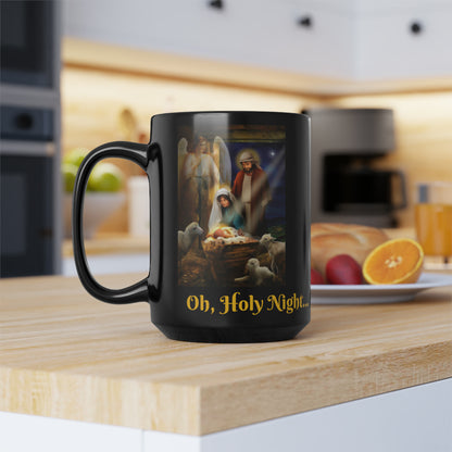 Oh, Holy Night Christmas Mug, 15oz