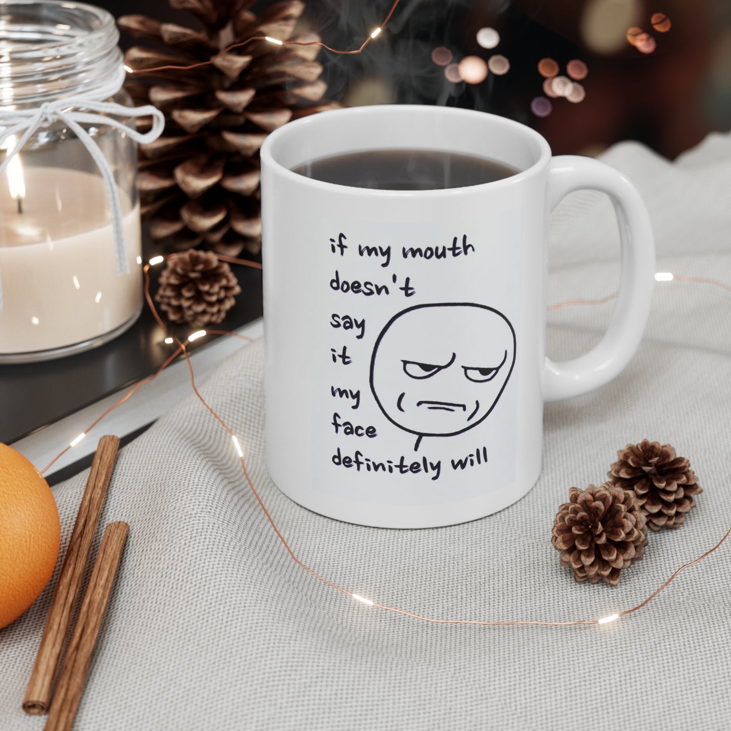 My Mouth Ceramic Mug 11oz