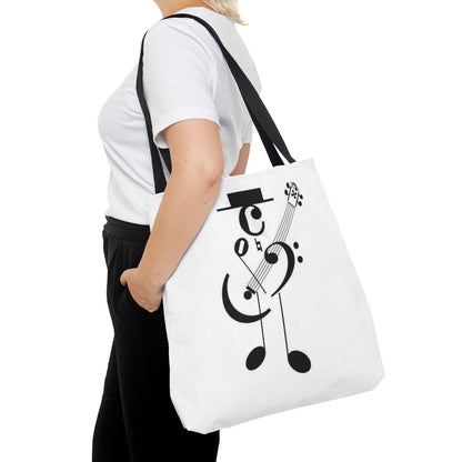 Music Notation Inspired Tote Bag (AOP)