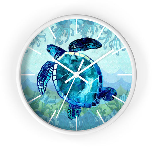 Sea Turtle: Wall Clock