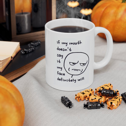 My Mouth Ceramic Mug 11oz