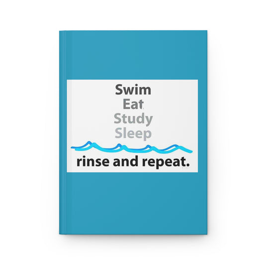 Swim Journal Hardcover Journal Matte