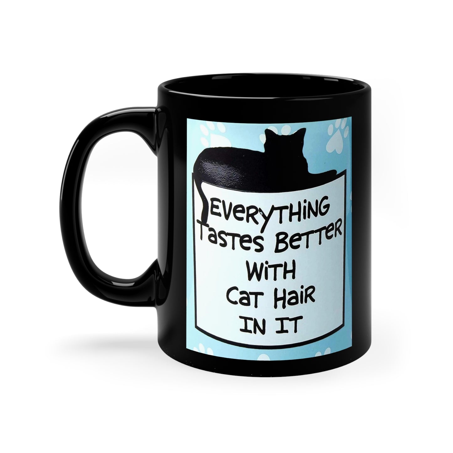 Funny: True Cat Lover 11oz Black Mug