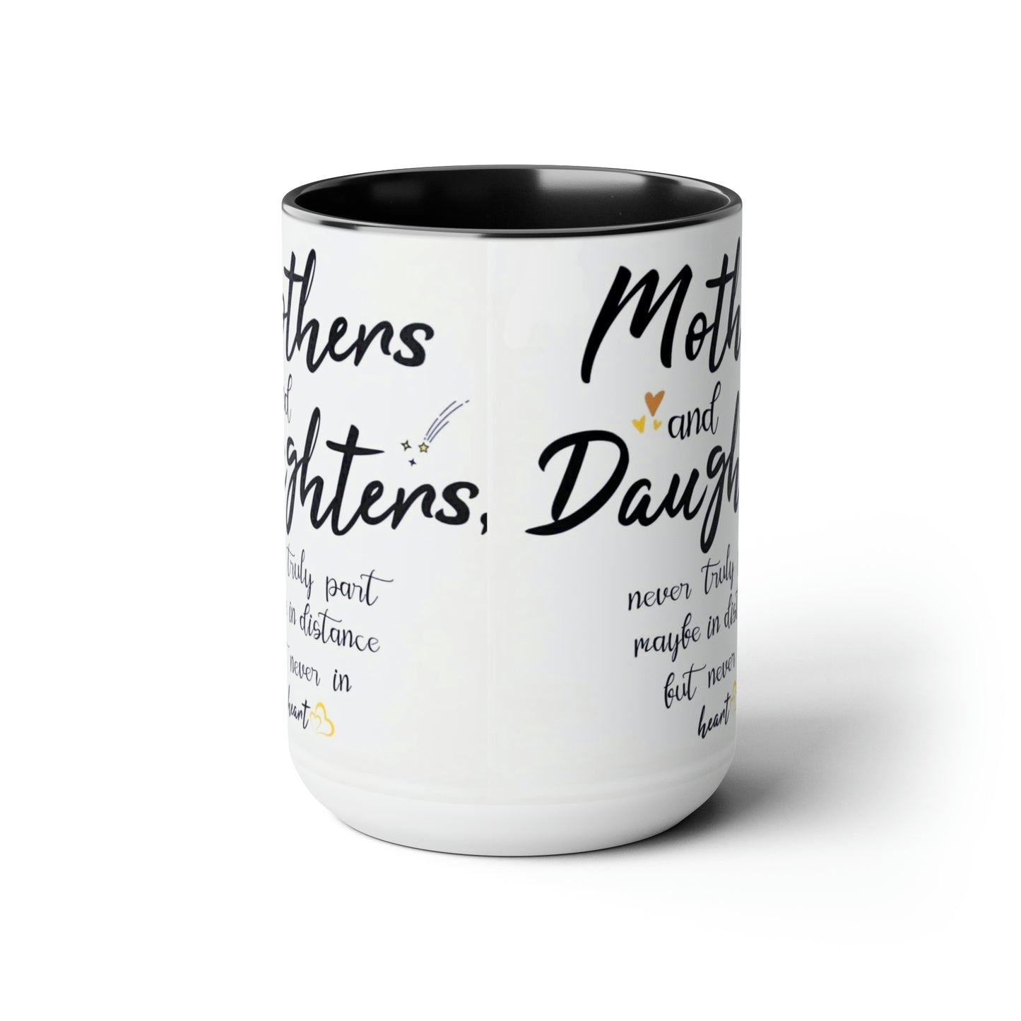 Mother-Daughter Bond  Two-Tone Coffee Mugs, 15oz
