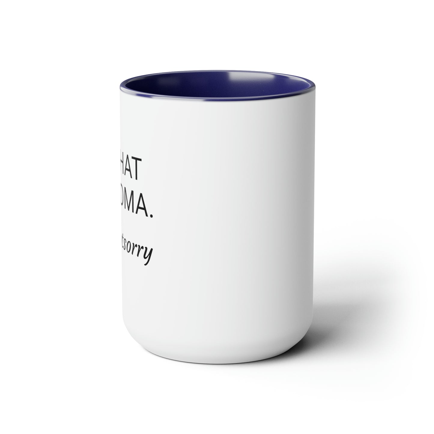 Two-Tone Coffee Mugs, 15oz