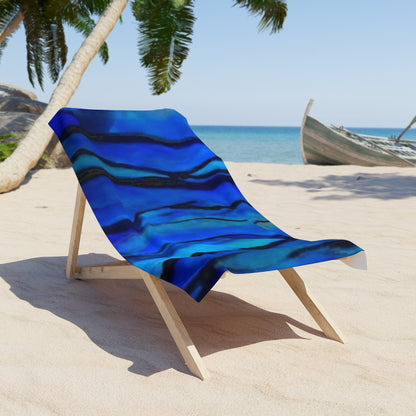 Blue Lagoon Beach Towel