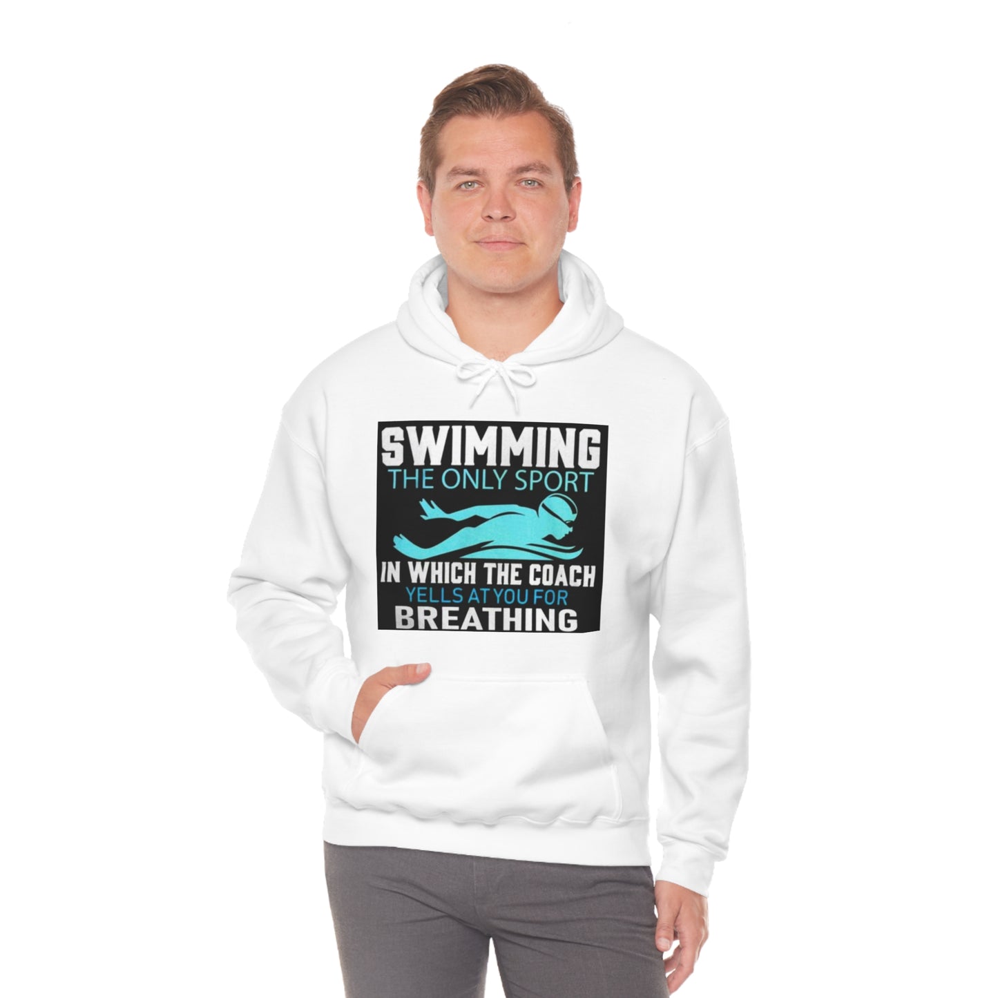 Swimmer's Unisex Heavy Blend™ Hooded Sweatshirt