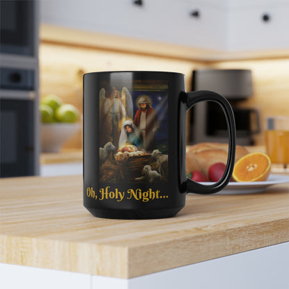 Oh, Holy Night Christmas Mug, 15oz