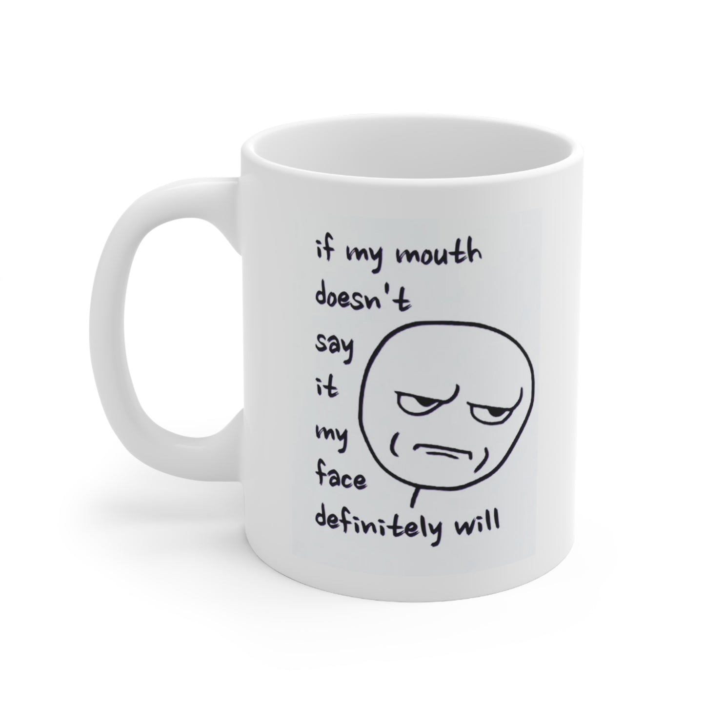 My Mouth Ceramic Mug 11oz