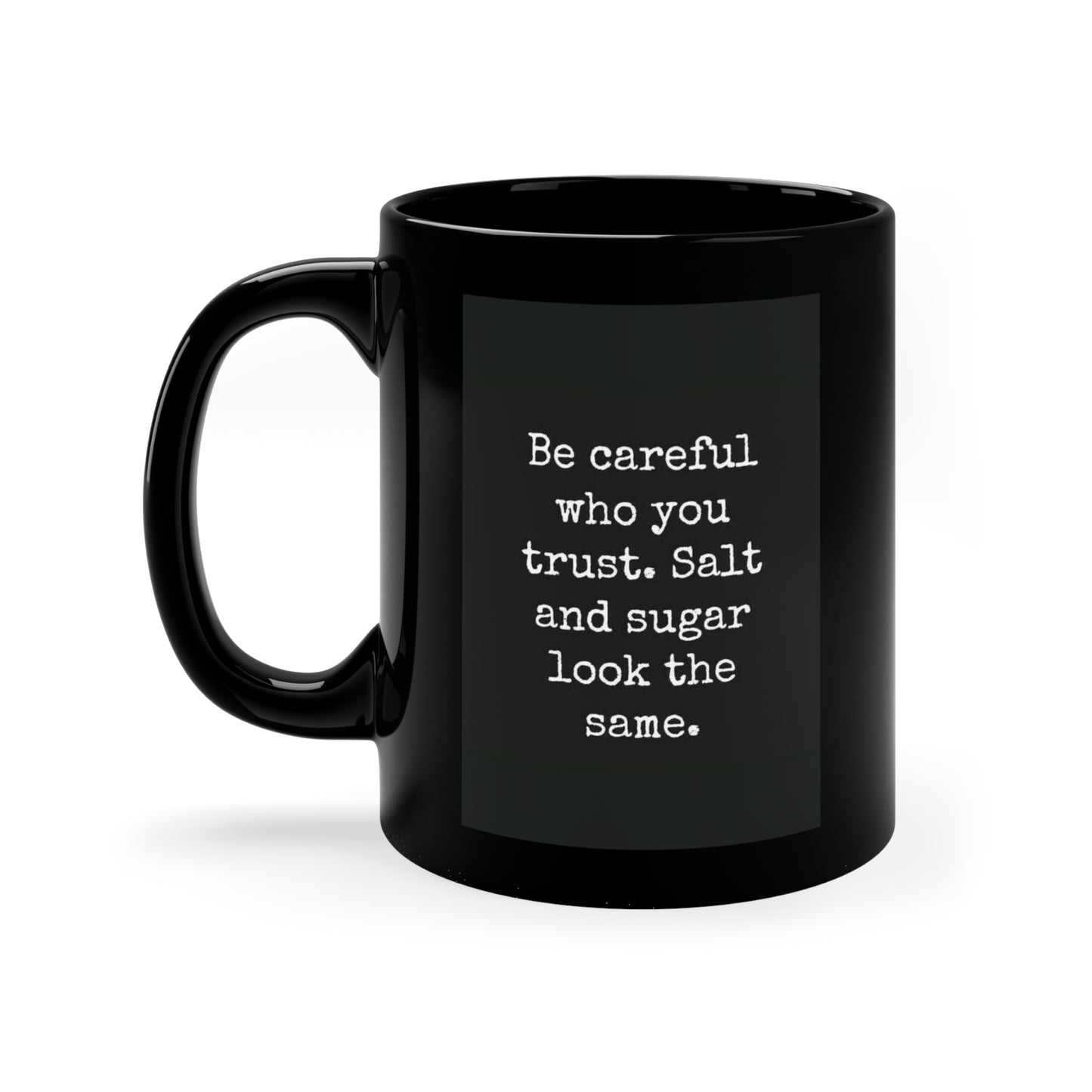 Trust Issues 11oz Black Mug