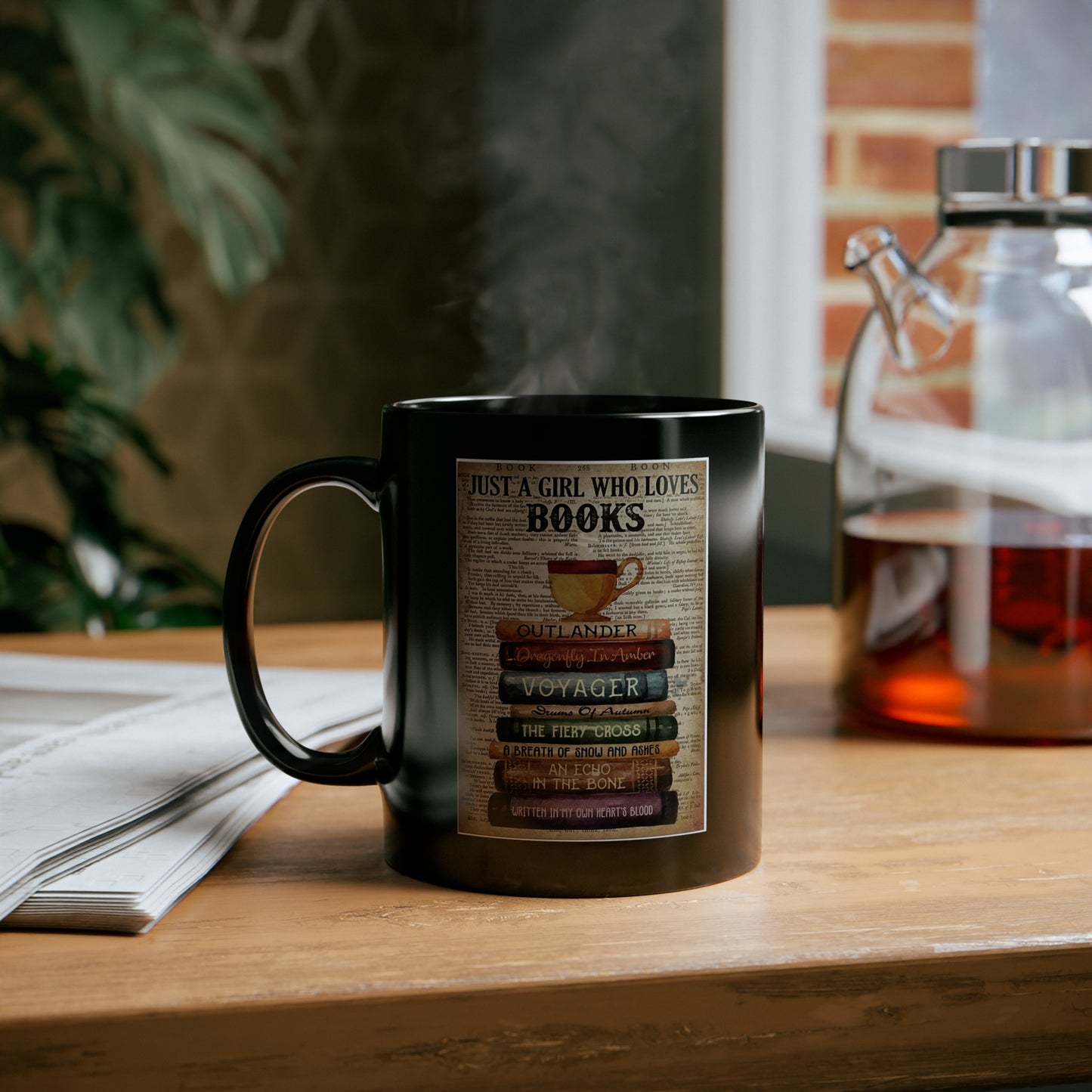 Book love themed 11oz coffee/tea mug