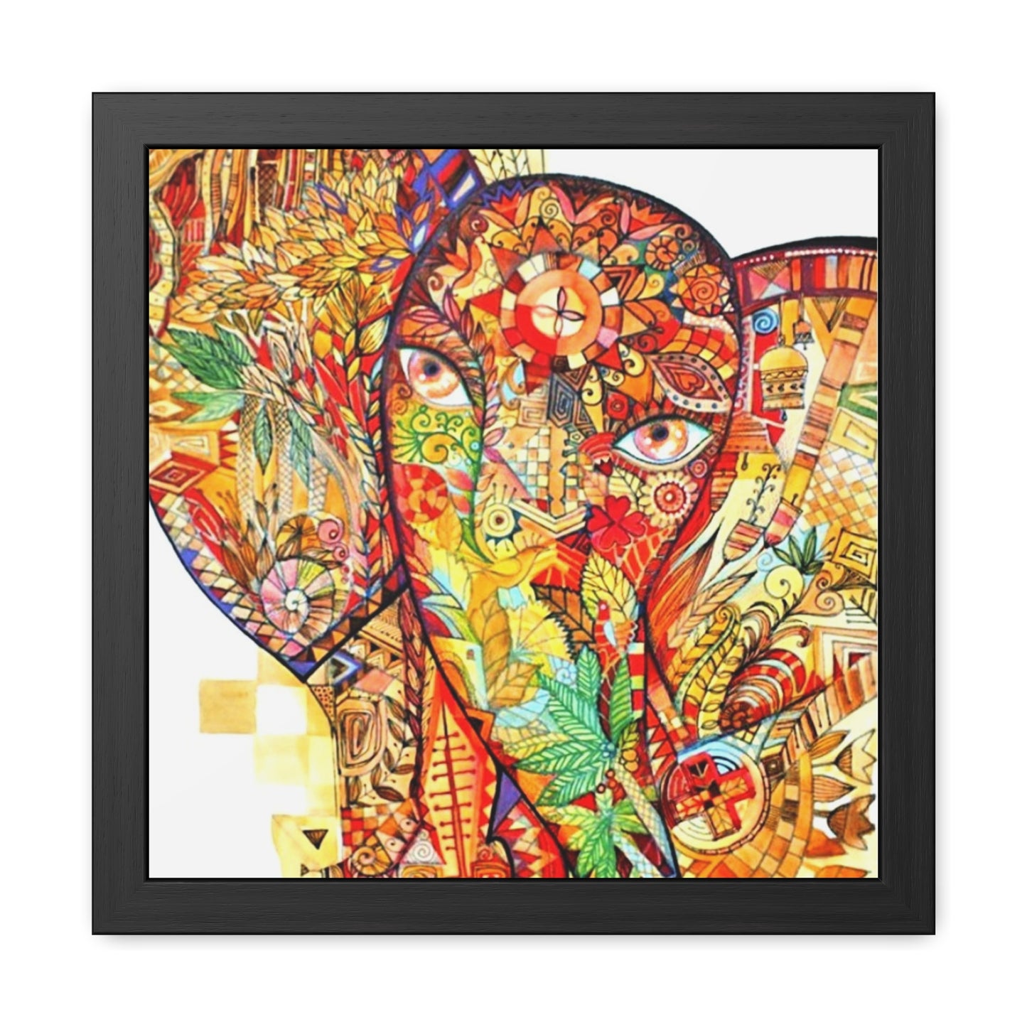 Golden Elephant: Framed Posters