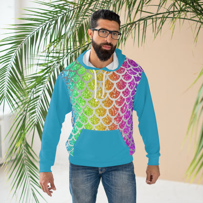 Mermazing Unisex Pullover Hoodie (AOP)