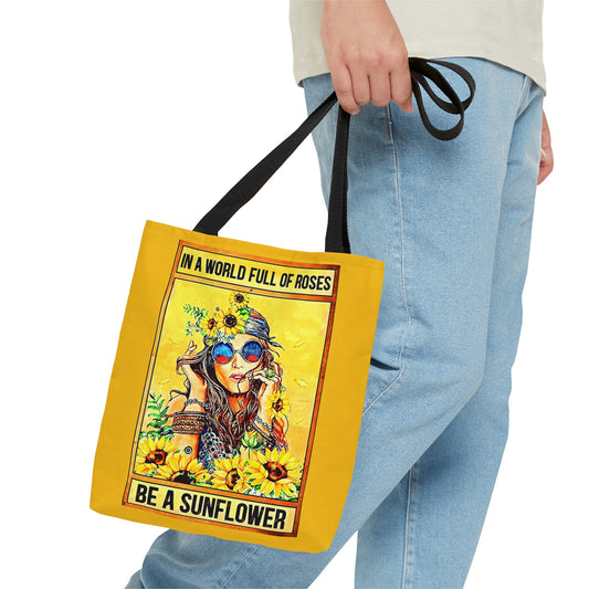 Be a Sunflower Tote Bag (AOP)